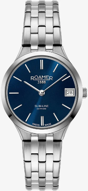 women's mechanical watches with anniversary edition display function -Roamer Slim-Line Classic Ladies women's mechanical watches with anniversary edition display function -Roamer Slim-Line Classic Ladies