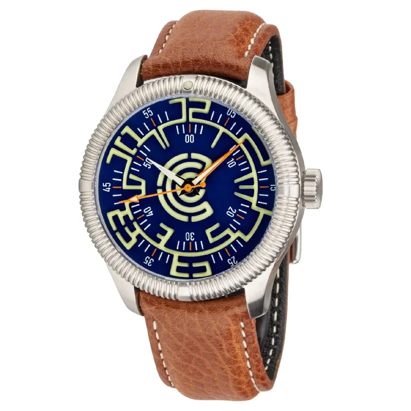 men's skeletonized watches with automatic winding -Ocean Crawler Lume Rush Diver Automatic Blue men's skeletonized watches with automatic winding -Ocean Crawler Lume Rush Diver Automatic Blue