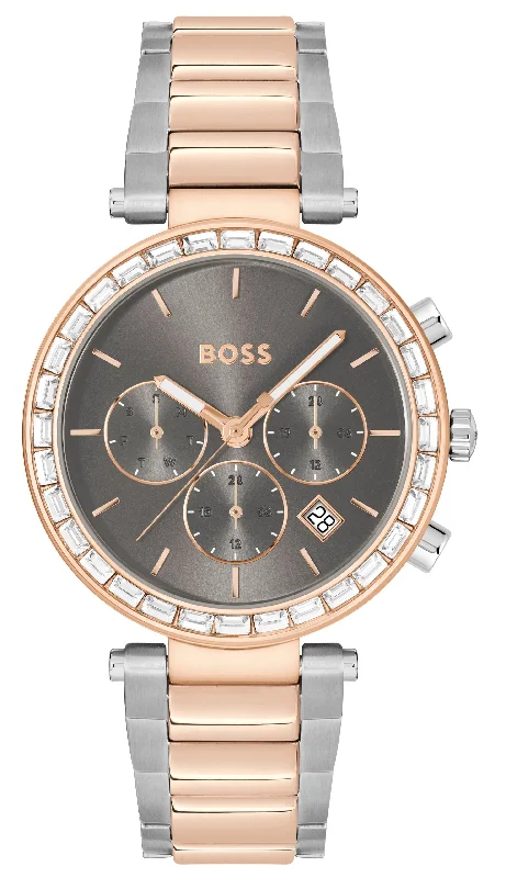 women's mechanical watches with chime design -Boss Andra Ladies