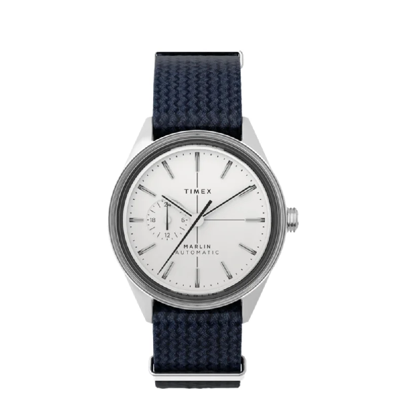 men's digital watches with BGW9 SuperLuminova display -Marlin Jet Automatic 38mm Silver White Dial men's digital watches with BGW9 SuperLuminova display -Marlin Jet Automatic 38mm Silver White Dial