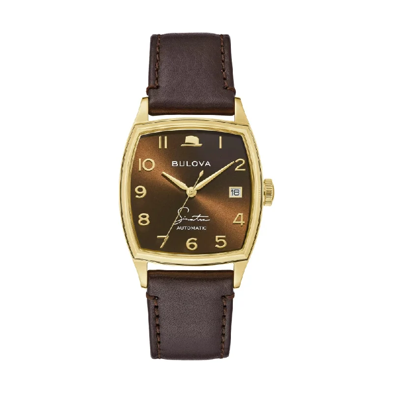 best men's pilot watches -Young at Heart Gold-Tone 33.5mm - Brown on Leather Strap best men's pilot watches -Young at Heart Gold-Tone 33.5mm - Brown on Leather Strap