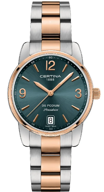 women's Certina logo engraving watches -Certina DS Podium Lady