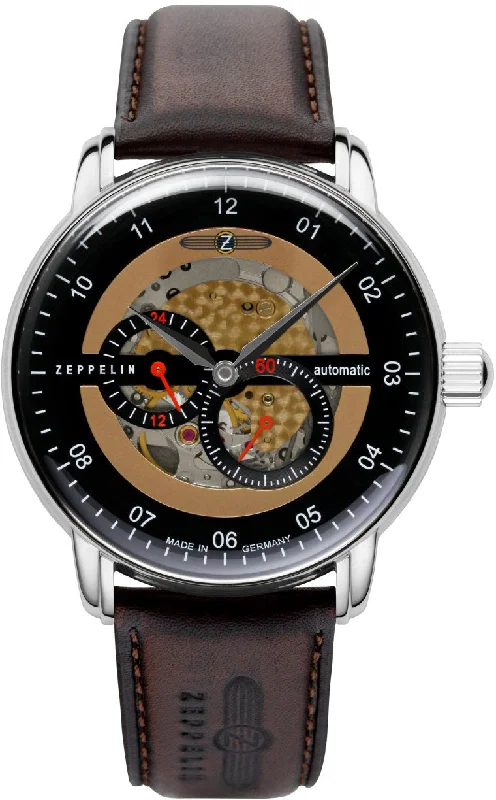 men's mechanical watches with personalized engraving design -Zeppelin New Captains Line Men men's mechanical watches with personalized engraving design -Zeppelin New Captains Line Men