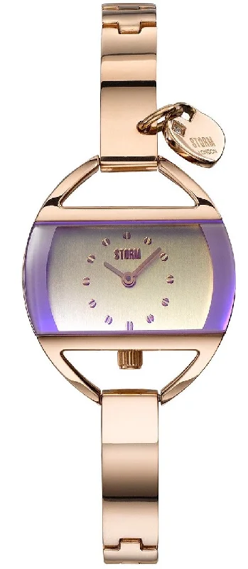 women's Storm backlight watches -Storm Temptress Charm RG Violet Ladies D