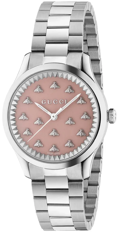 women's mechanical watches with timer design -Gucci G-Timeless