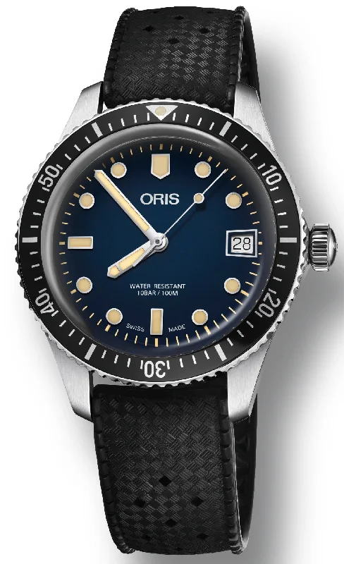 women's mechanical watches with convex design -Oris Divers Sixty Five