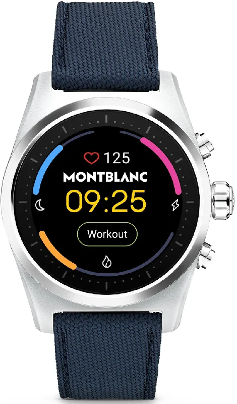 Mens Smart Watches Sleep Stage Tracking-Montblanc Watch Summit Lite Smartwatch