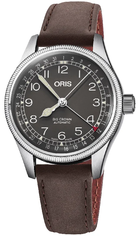 women's mechanical watches with magnetic-resistant design -Oris Big Crown Pointer Date