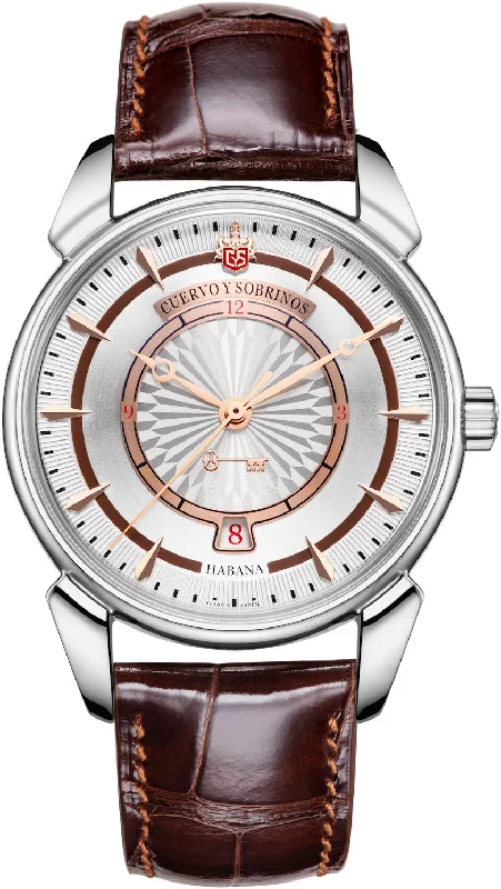 women's mechanical watches with elegant design -Cuervo y Sobrinos Watch Historiador 1519 D women's mechanical watches with elegant design -Cuervo y Sobrinos Watch Historiador 1519 D