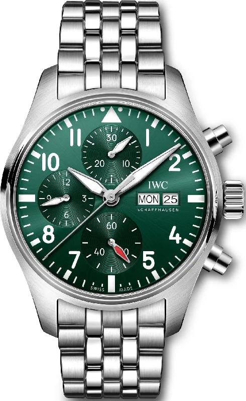 men's chronograph watches with kinetic style design -IWC Pilots Chronograph 41