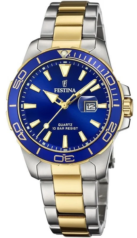 women's mechanical watches for watch collectors -Festina Three Hands Date Ladies