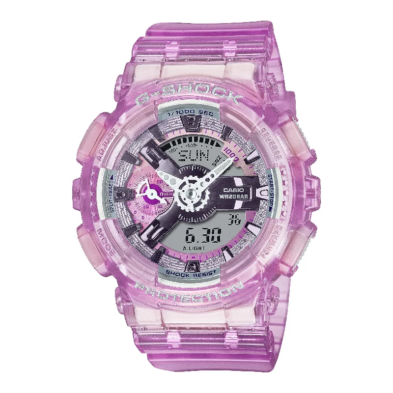 men's skeletonized watches with visible movement -G-Shock GMAS110 Virtual World Ana-Digi Pink men's skeletonized watches with visible movement -G-Shock GMAS110 Virtual World Ana-Digi Pink