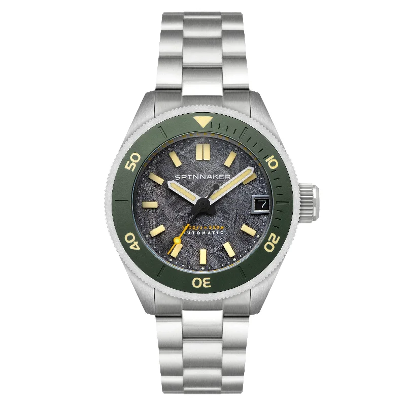 men's skeletonized watches on sale -Spinnaker Piccard Automatic Meteorite Limited Edition Elite Green men's skeletonized watches on sale -Spinnaker Piccard Automatic Meteorite Limited Edition Elite Green