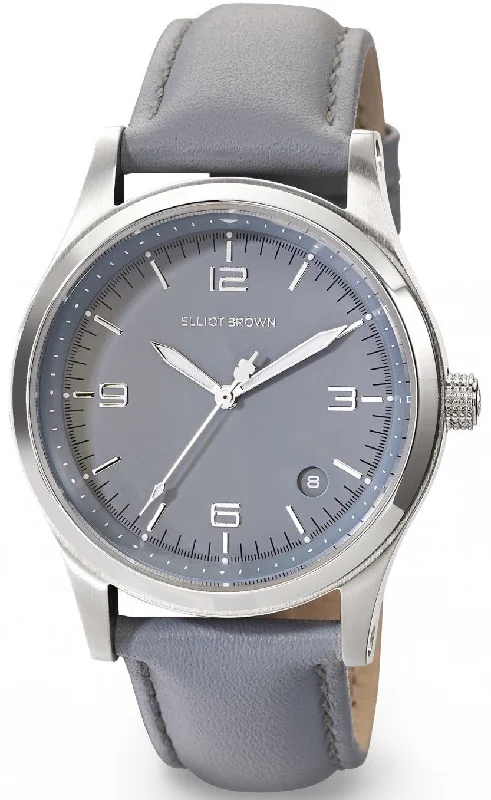 women's mechanical watches with world time design -Elliot Brown Kimmeridge Ladies