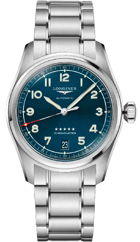 women's Longines with glow-in-the-dark display function -Longines Spirit Ladies