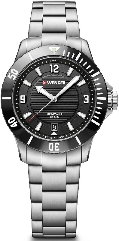 women's mechanical watches with day display function -Wenger Seaforce Small