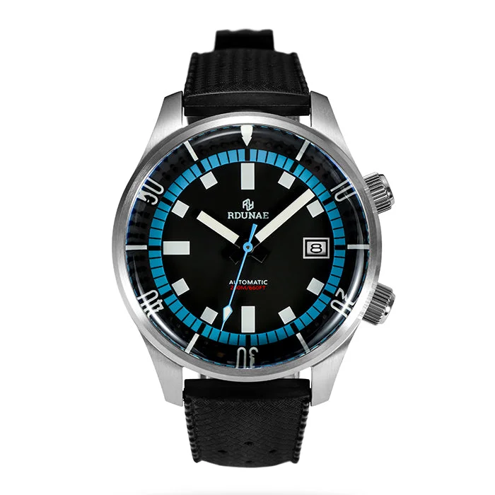 men's dive watches for professionals -Rdunae Vintage R3 Seahorse Dive Watch