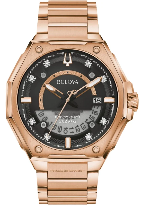men's mechanical watches with water-resistant design -Bulova Precisionist X Mens