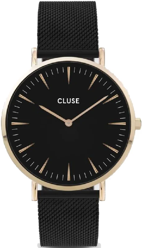 women's mechanical watches with glow-in-the-dark display -Cluse Watch La Boheme Ladies women's mechanical watches with glow-in-the-dark display -Cluse Watch La Boheme Ladies