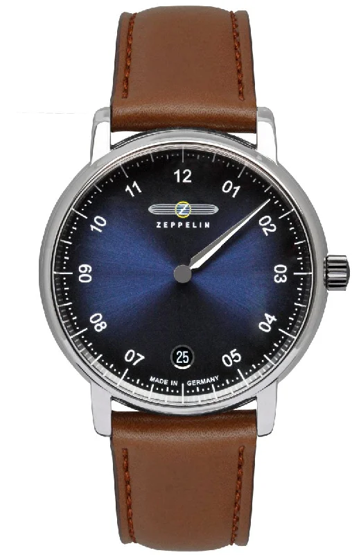 women's mechanical watches with Japanese SuperLuminova design -Zeppelin New Captains Line Ladies