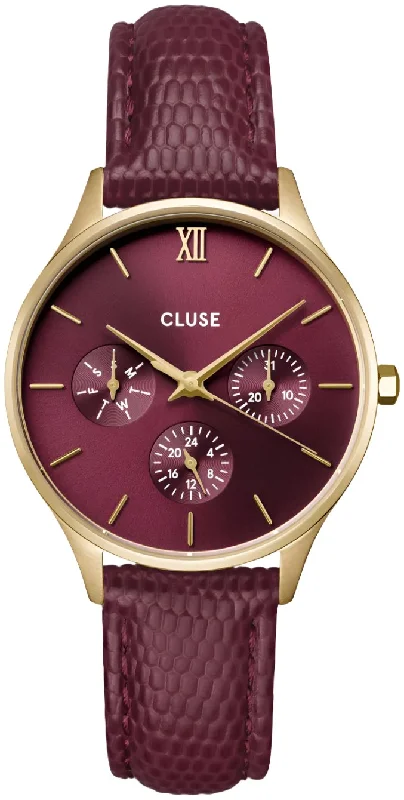 women's mechanical watches with LED light design -Cluse Minuit Multifunction