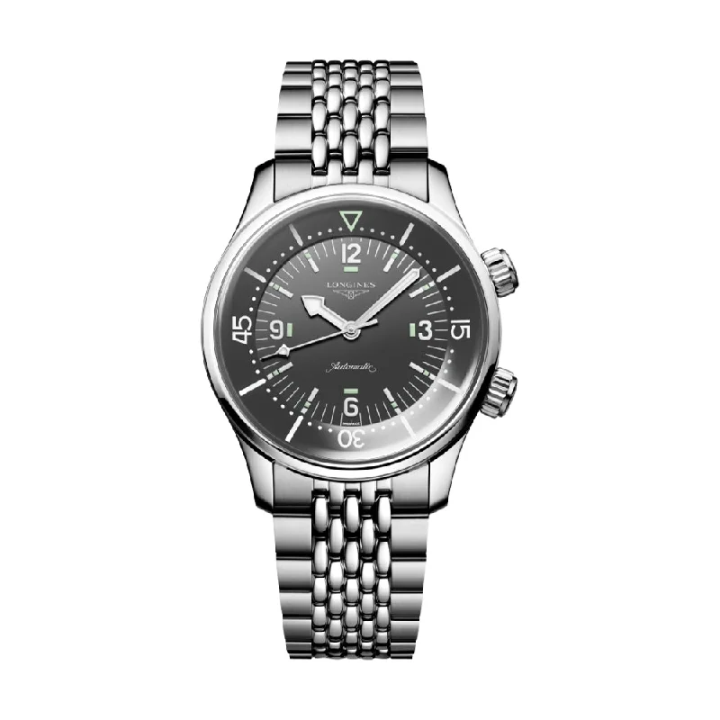 men's pilot watches for fishing -Legend Diver 39 mm Anthracite
