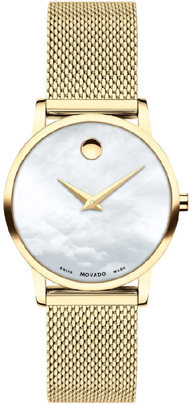 women's mechanical watches with kinetic display function -Movado Watch Museum Ladies
