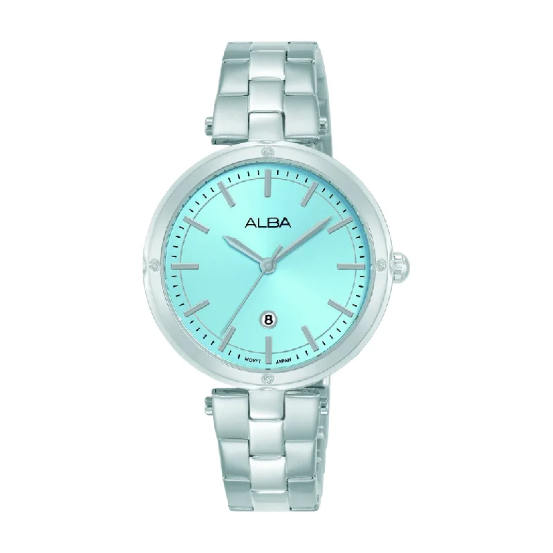 women's Swiss mechanical watches -ALBA AH7DE5X QUARTZ STAINLESS STEEL WOMEN WATCH