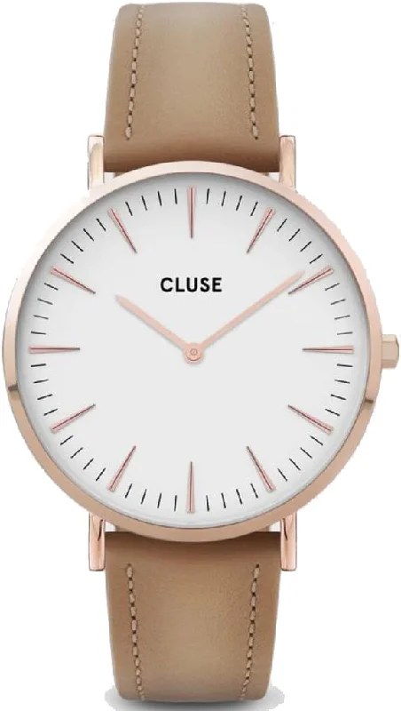 women's mechanical watches with backlight display -Cluse Watch La Boheme Ladies