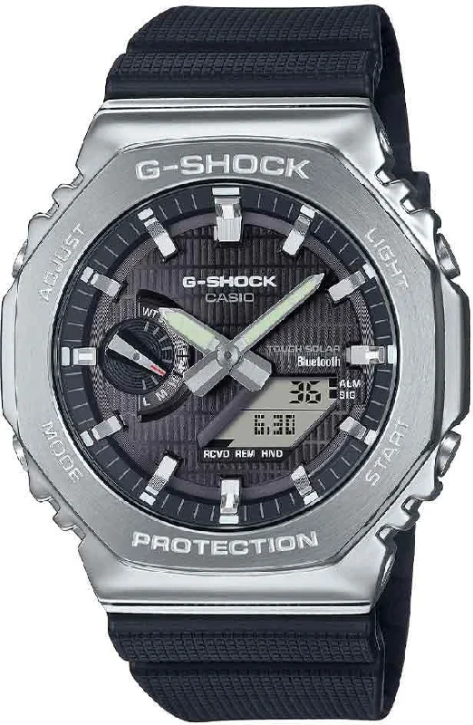 men's mechanical watches with quartz display -G-Shock 2100 Metal