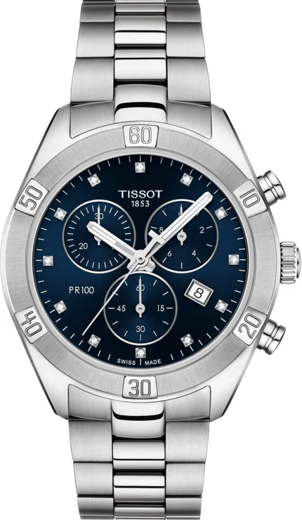 women's Tissot tritium watches -Tissot PR100 Sport Chic