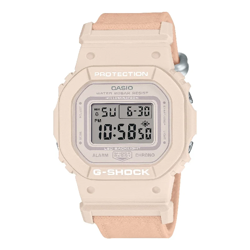 men's skeletonized watch with modern movement -G-Shock GMDS5600 Natural Coexist Beige men's skeletonized watch with modern movement -G-Shock GMDS5600 Natural Coexist Beige