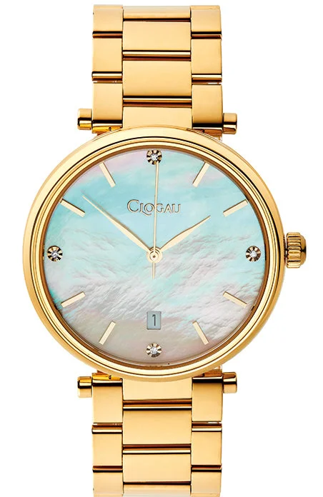women's mechanical watches with alarm display function -Clogau Classic Mother of Pearl Yellow Gold women's mechanical watches with alarm display function -Clogau Classic Mother of Pearl Yellow Gold