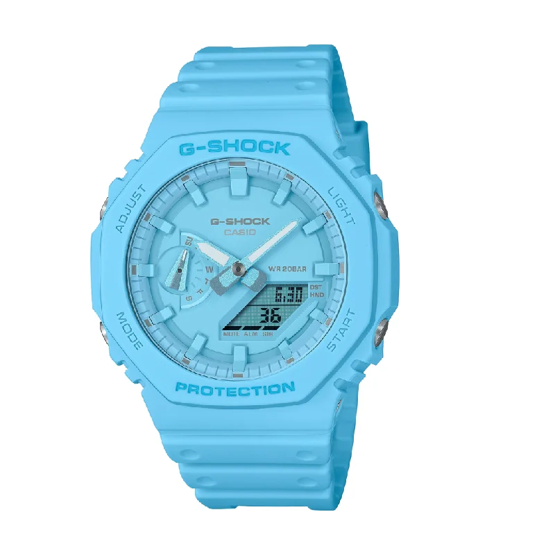 men's digital watches for everyday wear -CASIO G-SHOCK GA-2100-2A2DR ANALOG-DIGITAL TURQUOISE WATCH men's digital watches for everyday wear -CASIO G-SHOCK GA-2100-2A2DR ANALOG-DIGITAL TURQUOISE WATCH