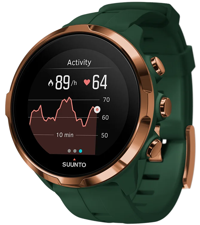 Mens Smart Watch Support-Suunto Watch Spartan Sport Wrist HR Forest Special Edition