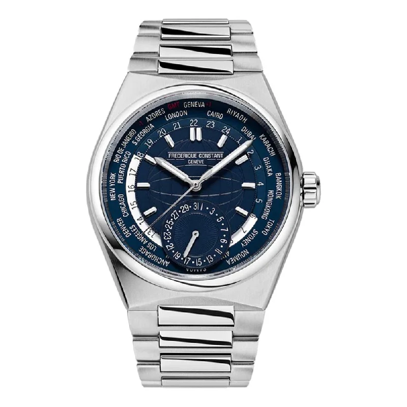 men's dive watches with stopwatch function -HIGHLIFE WORLDTIMER MANUFACTURE BLUE DIAL men's dive watches with stopwatch function -HIGHLIFE WORLDTIMER MANUFACTURE BLUE DIAL