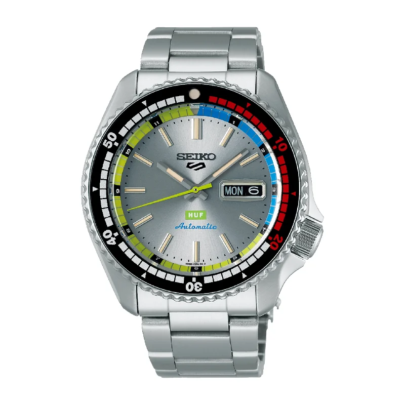 men's Seiko tide watches -SEIKO 5 SPORTS x HUF SRPL33K1 LIMITED EDITION AUTOMATIC MEN WATCH men's Seiko tide watches -SEIKO 5 SPORTS x HUF SRPL33K1 LIMITED EDITION AUTOMATIC MEN WATCH