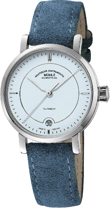 women's mechanical watches with perpetual calendar design -Muhle Glashutte Teutonia IV Lady