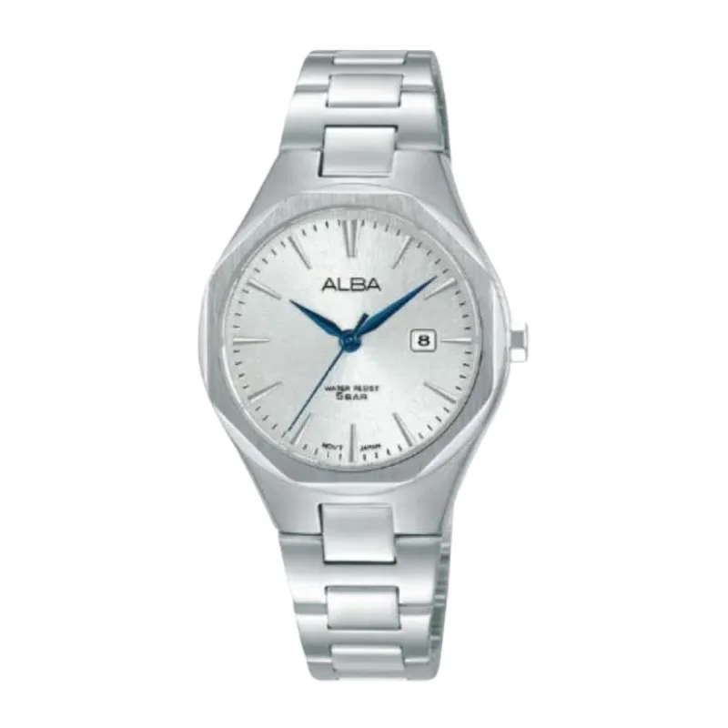 women's mechanical watches for watch enthusiasts -ALBA AH7DP3X QUARTZ STAINLESS STEEL WOMEN WATCH