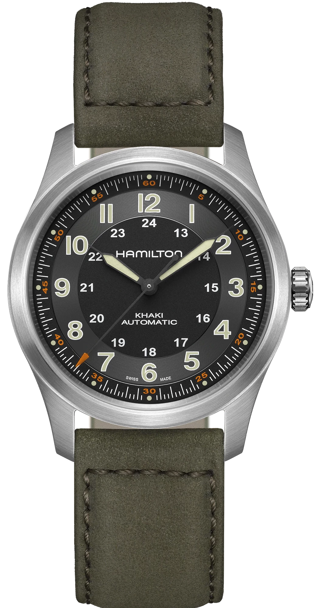 men's mechanical watches with day-night design -Hamilton Khaki Field Titanium