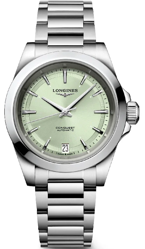 women's Longines with fabric straps -Longines Conquest Ladies