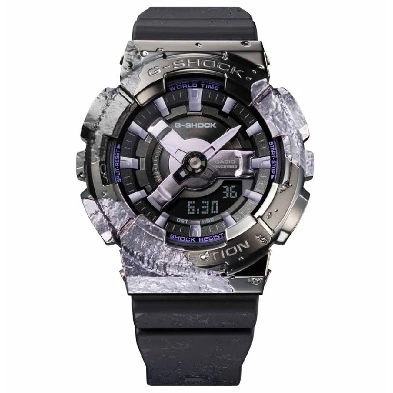 Unisex Engraved Style Watches-Casio G-Shock 40th Anniversary Adventurer's Stone Men's Black Watch GM-S114GEM-1A2ER Unisex Engraved Style Watches-Casio G-Shock 40th Anniversary Adventurer's Stone Men's Black Watch GM-S114GEM-1A2ER