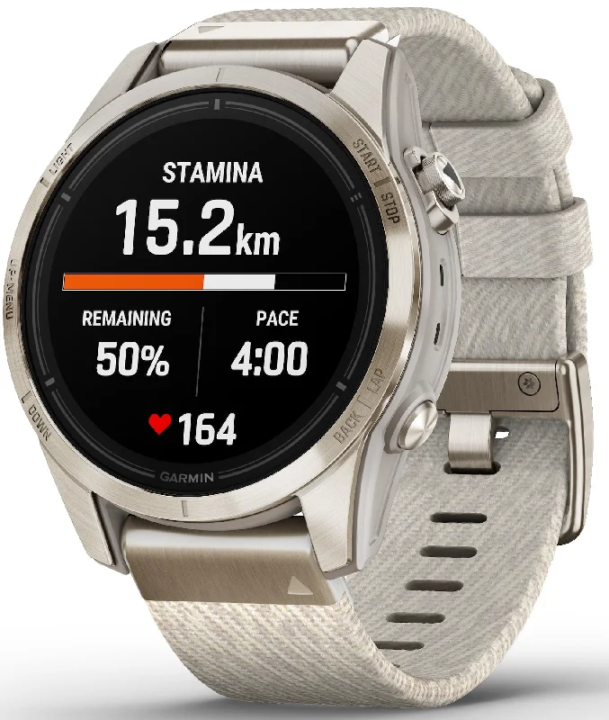 Mens Smart Watches Quick Charging-Garmin Epix Pro Gen 2 42mm Sapphire Soft Gold D