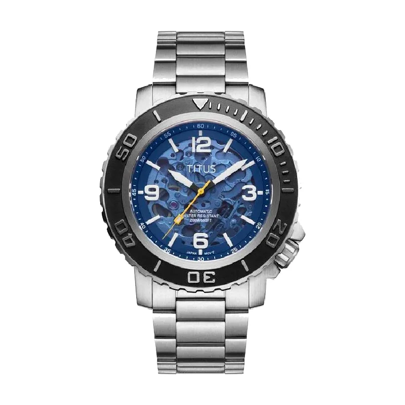 men's mechanical watches with scratch-resistant design -SOLVIL ET TITUS THE CAPE W06-03279-002 3 HANDS MECHANICAL MEN WATCH