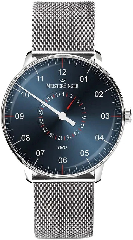 women's mechanical watches with water-resistant design -MeisterSinger Watch NEO Pointer Date
