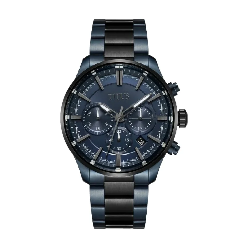 men's digital watches with day display function -SOLVIL ET TITUS SABER W06-03204-006 CHRONOGRAPH QUARTZ MEN WATCH