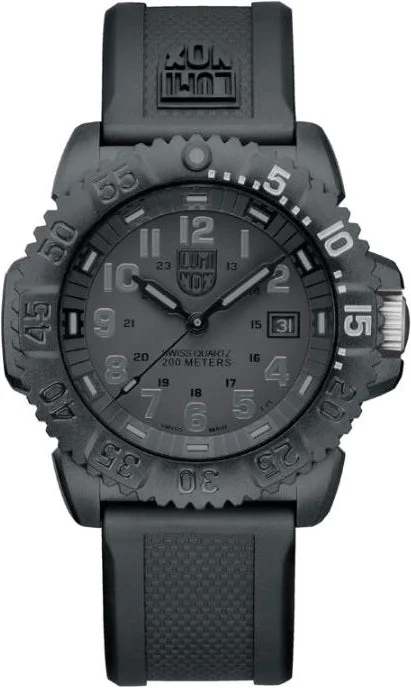 men's mechanical watches with domed design -Luminox Navy Seal Foundation D