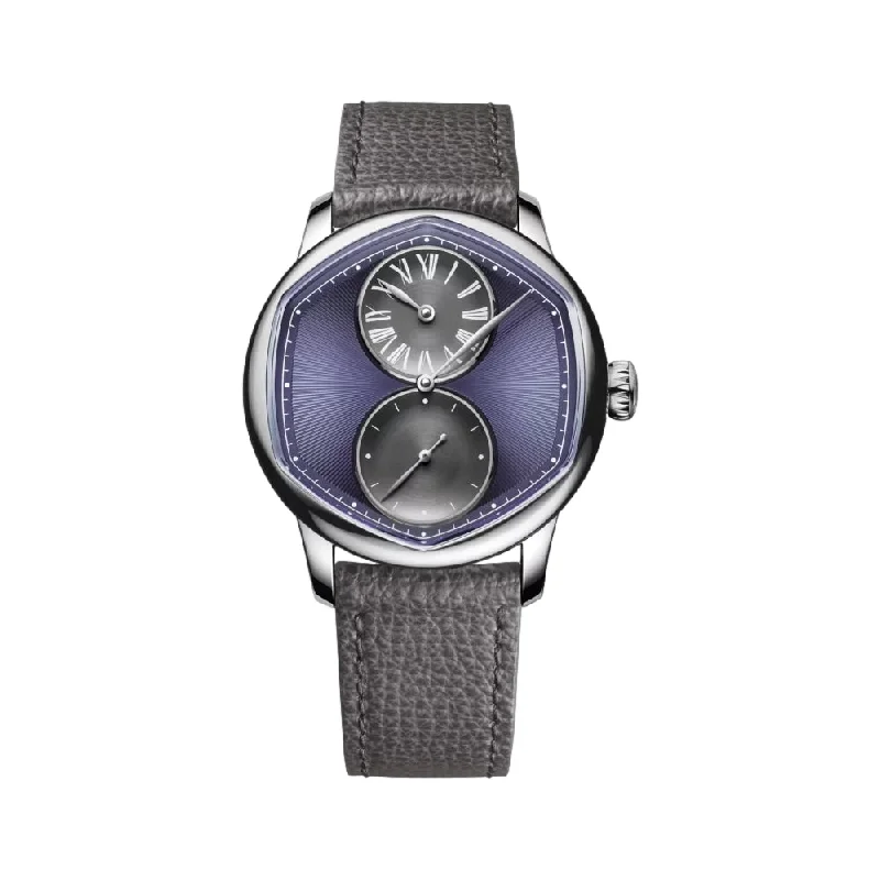 men's GMT watches with sleek style design -Le Régulateur Louis Erard x Cédric Johner Mauve men's GMT watches with sleek style design -Le Régulateur Louis Erard x Cédric Johner Mauve