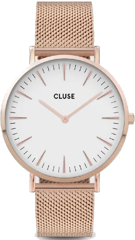 women's mechanical watches with Swiss SuperLuminova display -Cluse La Boheme Ladies