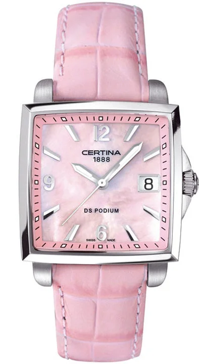 women's Certina 24-hour watches -Certina Watch DS Podium Lady Square